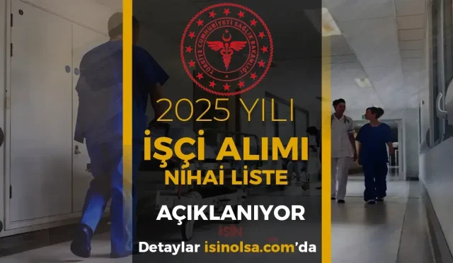 Sağlık Bakanlığı İşçi Alımı Kura Sonuçları 2025 Duyuruldu!