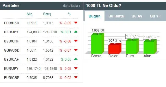 Bugün Döviz Kurları: Güncel Döviz Piyasası Bilgileri