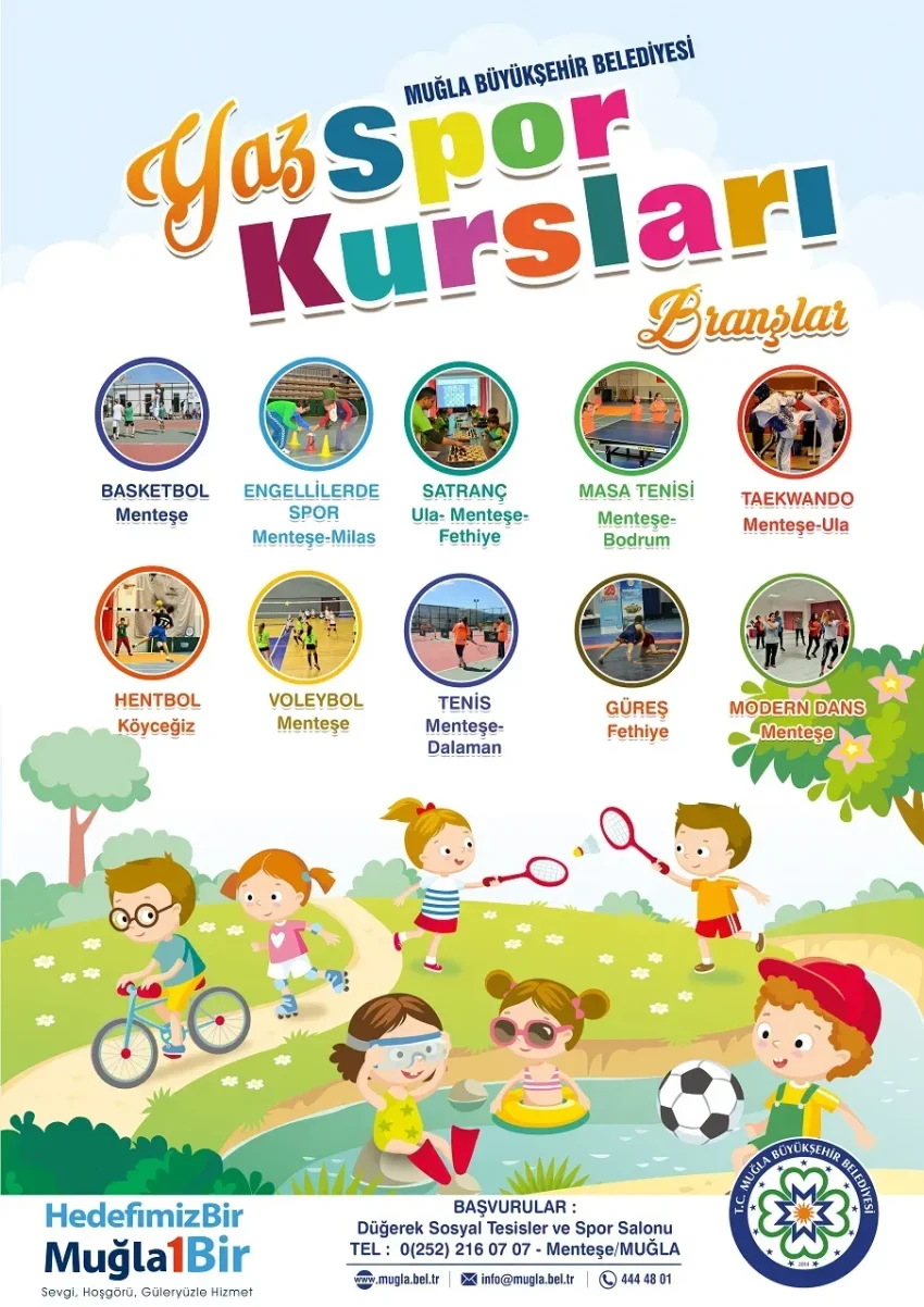 Yaz Spor Kursları ile Denizli’de Eğlenceli Bir Yaz Geçirin