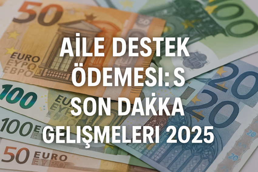 Aile destek ödemesi: Son dakika gelişmeleri 2025